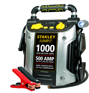 Stanley JC509 1000 Peak Amp Jump Starter with Compressor