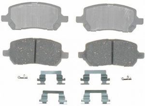  ACDelco 14D956CH Advantage Ceramic Front Disc Brake Pad Set with Hardware