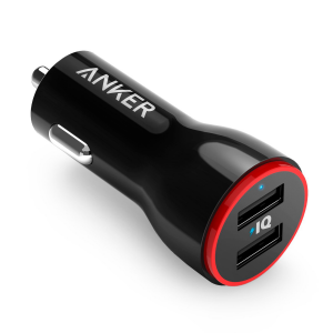 Anker 24W Dual USB Car Charger, PowerDrive 2