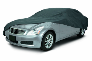 Classic Accessories 10-014-261001-00 OverDrive Polypro 3 Charcoal Full Size Sedan Car Cover