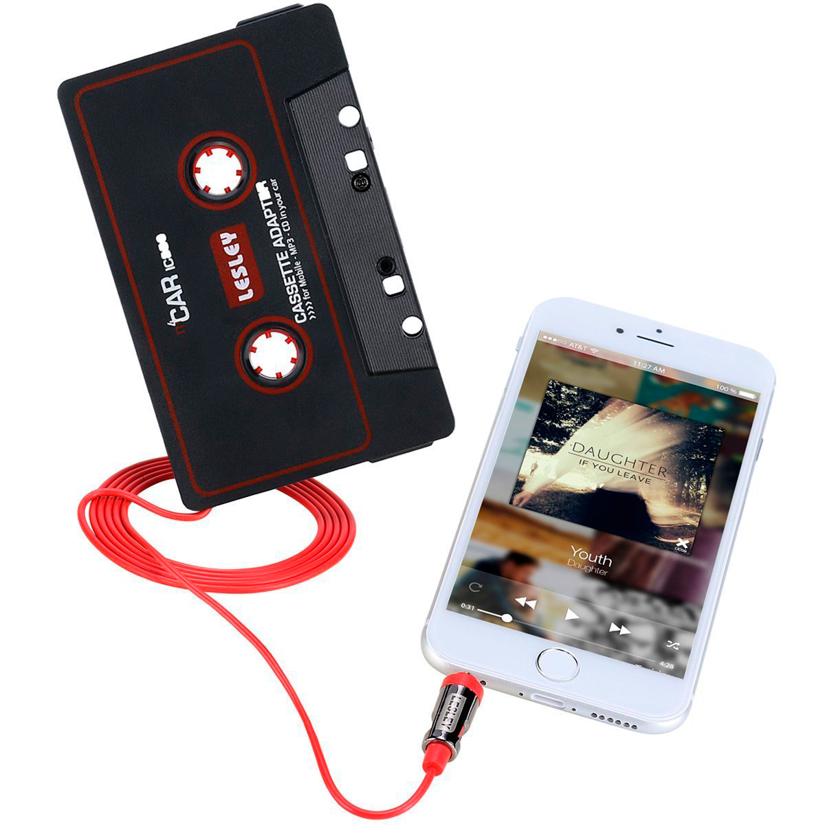 NETWINDRetroHighwayAudioCarCassetteTapeAdapter XL Race Parts