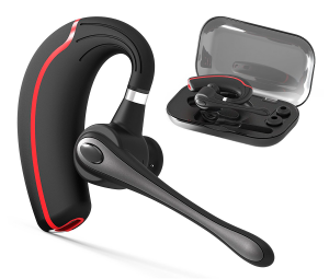 Bluetooth Headset, Hands Free Wireless Earpiece V4.1 with Noice reduction Mic for Office/Driving