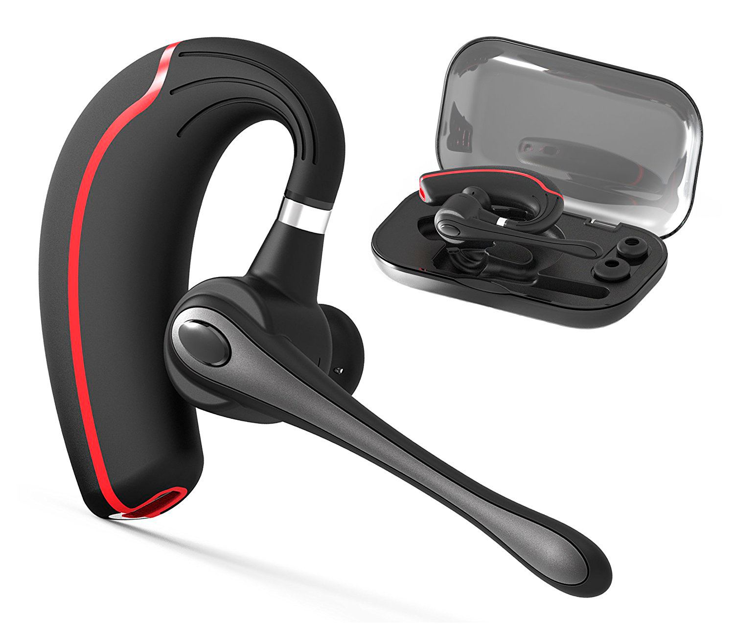 Bluetooth Headset Hands Free Wireless Earpiece V4 