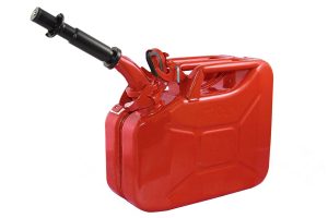 Wavian USA JC0010RVS Authentic NATO Jerry Fuel Can and Spout System Red
