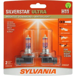SYLVANIA H11 SilverStar Ultra High Performance Halogen Headlight Bulb