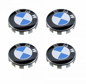  BMW GENUINE for BMW blue Wheel Center Cap Hub Cap 
