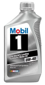 Mobil 1 96989 0W-40 Synthetic Motor Oil - 1 Quart (Pack of 6)