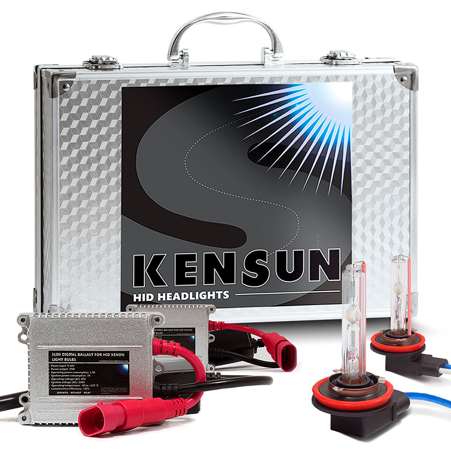 HID Xenon Headlight Conversion Kit by Kensun H11 Review XL Race Parts