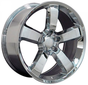 20x9 Wheels, Tires and TPMS Fit Dodge, Chrysler - Charger SRT 8 Style Chrome Rims w/Tires