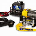 Superwinch 1331200 UT3000, 12 VDC winch, 3,000lb/1360 kg with mount plate, Roller Fairlead & 12' remote